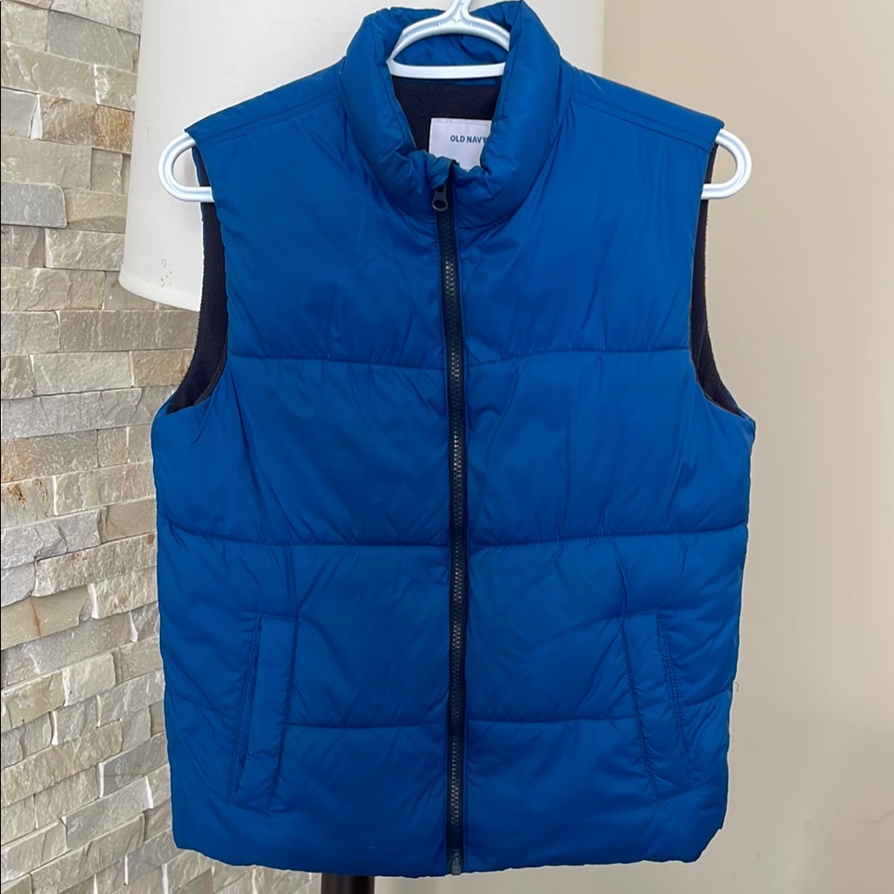 Old Navy Blue Puffer Vest